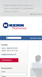 Mobile Screenshot of kerntraining.com