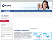 Tablet Screenshot of kerntraining.com